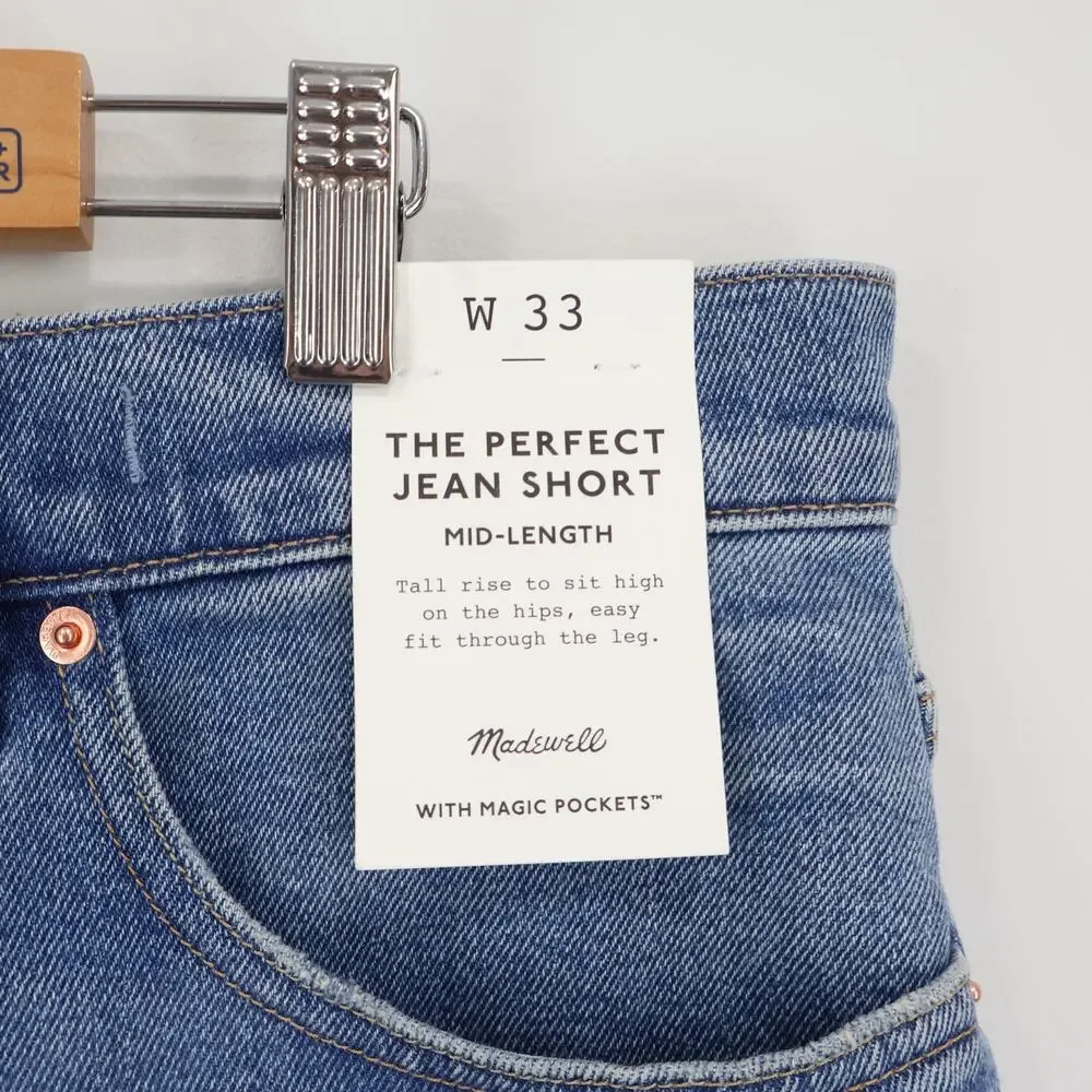 Madewell Light Blue Denim Jean Shorts